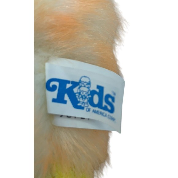 Vintage 2000 Kids of America Platypus Orange Cream Bow Duck Plush KMart 8” inch - Picture 4 of 8